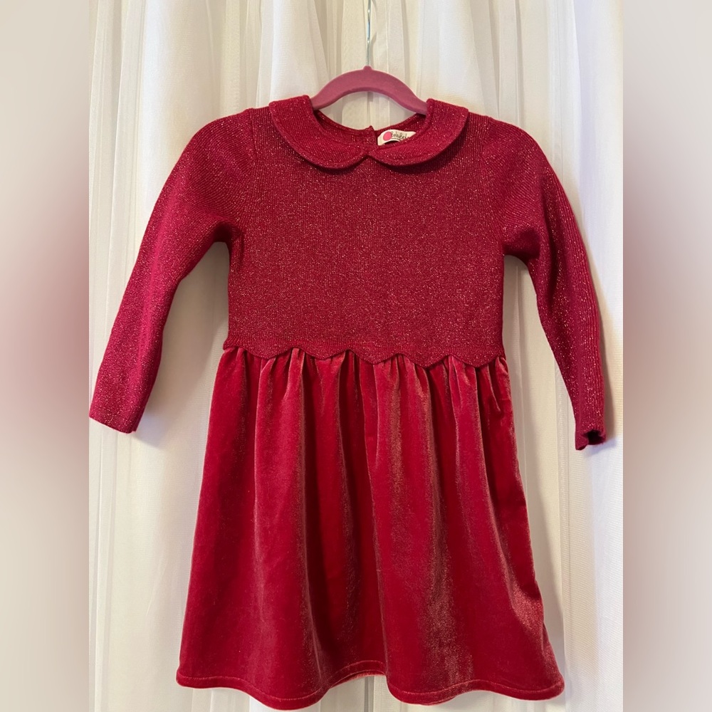 Girls mini Boden holiday Christmas dress